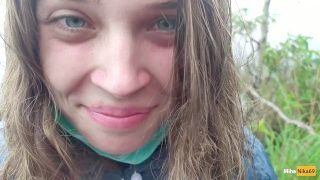 I Jerking Off My Guide In The Mountains - Public Point Of View - Pulsating Jizz Mouth