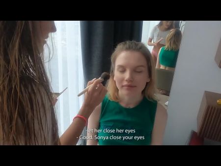 Screwed And Cum On My Face While I Was Doing Milka Makeup . New With Title