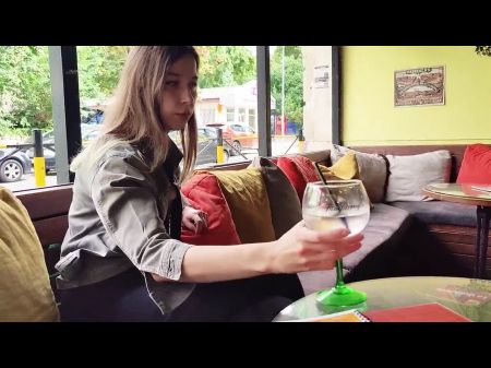 Remote Control Orgasm Of My Stepsister In Bar: Free Pornography F8